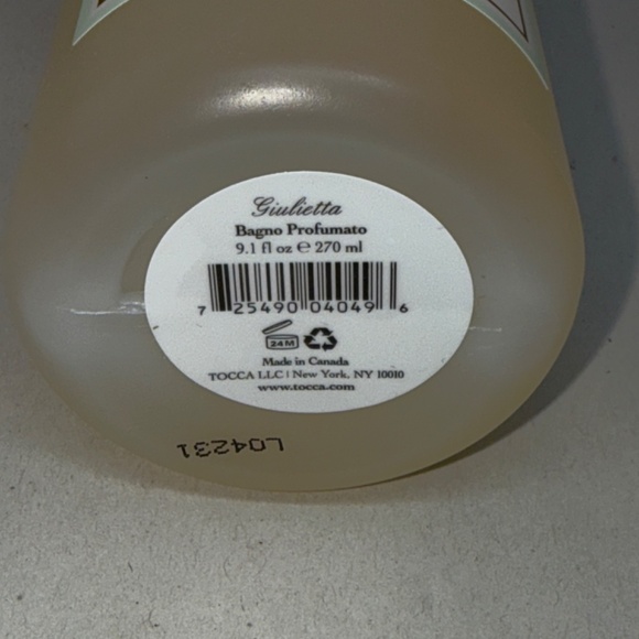 TOCCA GIULIETTA Bagno Profumato Body Wash - 9.1 fl oz / 270 mL - Picture 3 of 3